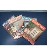 Cross quick 4 back issue magazine lot premier issue cross stitch patterns - $32.51 CAD