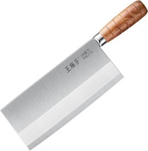 Kitchen Cleaver Slicing Knife, Chef knife German Stainless Steel Non-slip Handle - £14.00 GBP