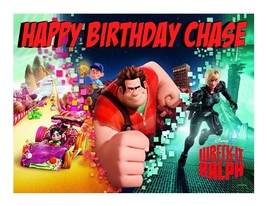Wreck it Ralph edible decoration party cake topper frosting sheet - £8.00 GBP
