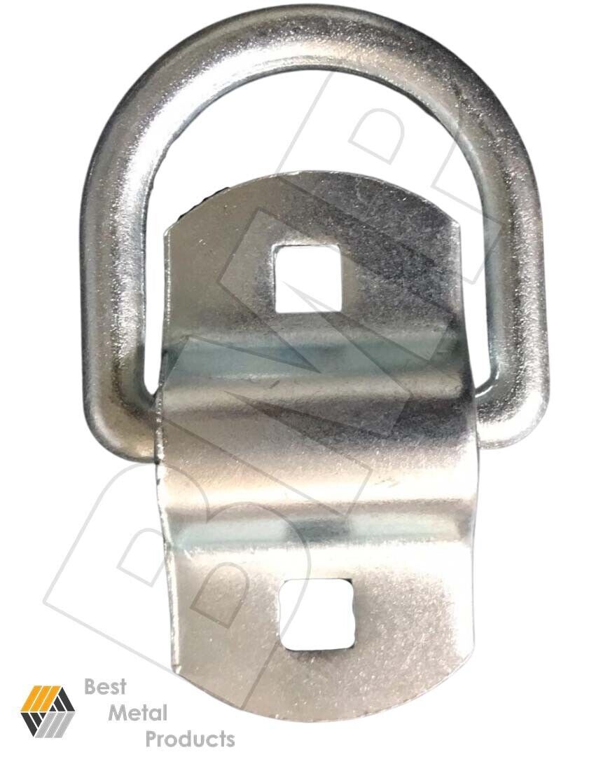 (4) D Ring 3/8&quot; Trailer Flatbed Truck Tow Tie Down Chain Anchor 1000205-4 - $18.85