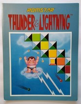 Romstar Thunder &amp; Lightning Arcade FLYER Original Video Game Art Print S... - £34.55 GBP