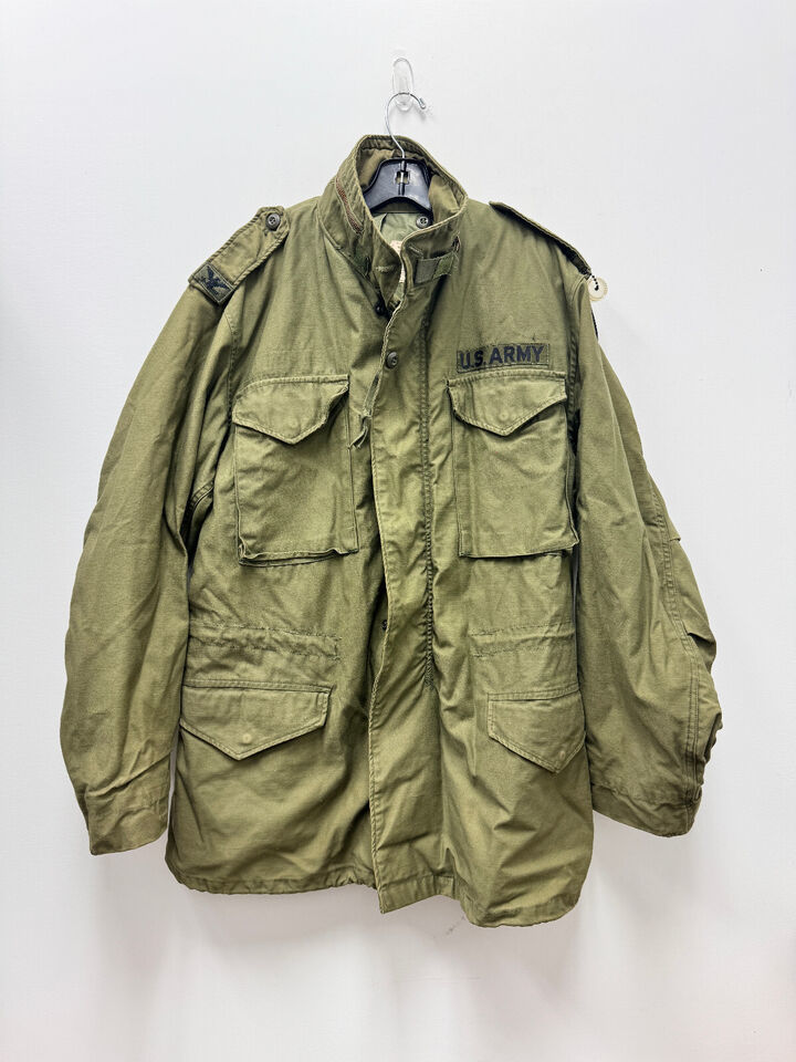 GENUINE USGI 1973 COAT COLD WEATHER FIELD OG-107 M-65 JACKET - MEDIUM LONG - $327.25