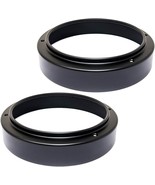 2 Black Bezel Rings for All Military Headlights Head LIght including Hum... - £63.52 GBP