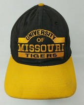 University of Missouri Tigers Mizzou Snapback Baseball Hat Made in USA 90s VTG - £15.48 GBP