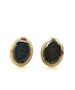 Vintage Signed 12k Gold Filled Destino Roman Soldier Black Hematite Cuff... - $1,218.04 MXN