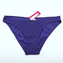 Xhilaration Bikini Bottom Brief Cheeky Ribbed Purple Size L - £7.78 GBP