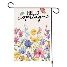 ZRTR Hello Spring Garden Flag 12x18 Inch Double Sided Burlap Floral - €8,89 ZRTR Hello Spring Garden Flag 12x18 Inch Double Sided Burlap Floral - €8,89 EUR
