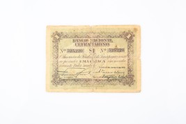 1910 Timor 1 Pataca Nota Banco Cappello Ultramarino Portoghese VG P #1 - £186.96 GBP