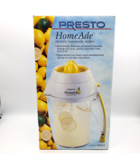 PRESTO HomeAde Electric Lemonade Maker 02621 Brand New in Original Box - £39.43 GBP