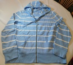 G.H.Bass &amp; Company Women&#39;s Ladies Long Sleeve Hoodie Jacket Placid Blue XL NWT - £31.16 GBP