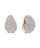 18K Rose Gold 13 1/5 Cttw Micro-Pave Diamond Sculptural Design Statement... - $30,278.00