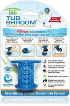 Tubshroom Revolutionary Tub Drain Protector Hair Catcher/Strainer/Snare, Blue - £31.12 GBP