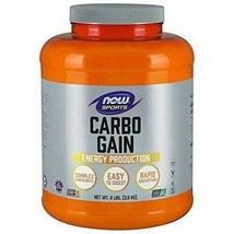 NEW NOW Sports Carbo Gain Powder Energy Production Non-GMO 8-Pound - $51.09