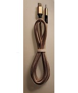 Gold 3ft USB TYPE C to USB TYPE C braided nylon copper cable charger phone - £3.72 GBP