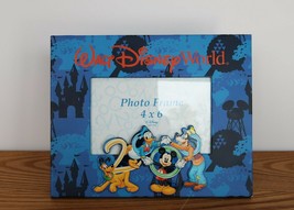 Vintage Walt Disney World 4 x 6 picture frame year 2000 millennium celeb... - £11.78 GBP