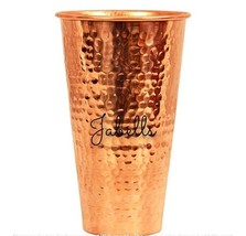 Pure Copper Hammer Design Big Glass Tumbler 550 ML - £23.18 GBP