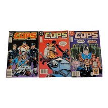Lot of 3 COPS DC Comic #&#39;s 5 8 10 1988-89 - £10.21 GBP