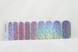 Jamberry Nail Wrap 1/2 Sheet (new) FROSTED FRENZY - £6.75 GBP