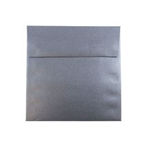 6X6 Square Metallic Invitation Envelopes Stardream Anthracite Black - £70.76 GBP
