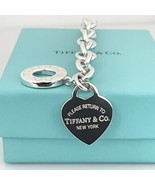 Tiffany &amp; Co Return To Tiffany Heart Tag Toggle Necklace in Sterling Silver - £540.87 GBP