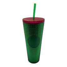 Starbucks Spring 2023 Watermelon Grid Green w/Green Straw and Pink Lid 2... - $39.00
