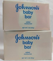  2 Johnson&#39;s Original Baby Bar Soap 3 oz. Each - £11.72 GBP