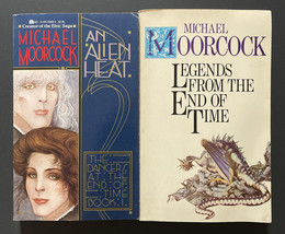 Michael Moorcock An Alien Heat Book 1 “87 &amp; Legends From The End Of Time “79 New - £19.78 GBP