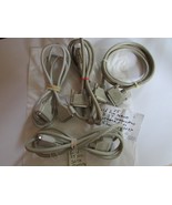 4 Serial Data Cables  Computer 25 Gold Pin Male to Male 6&#39; Radio Shack/AESP - $20.19 CAD