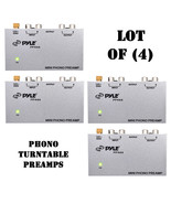 Lot of (4) Pyle PP444 Ultra Compact Phono Turntable Preamp / Amplifier C... - €64,43 EUR