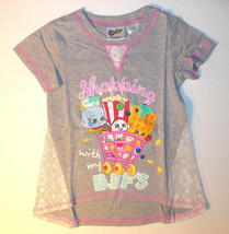 Shopkins Girls T-Shirt Shopping With My BFF&#39;S Size XS 4-5 NWT (P) - $8.99