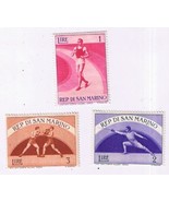 Stamps San Marino Sports 345-347 MNH - £0.55 GBP