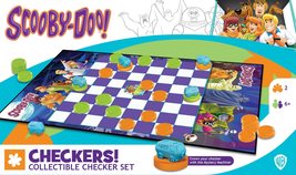 MasterPieces Officially Licensed Scooby Doo Checkers Board Game for Fami... - $16.87