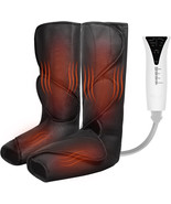 Leg Massager with Heat Air Compression Massage for Foot &amp; Calf Helpful - £68.79 GBP