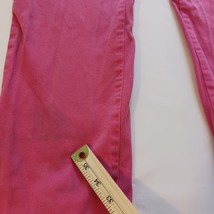 Metro Style Stretch High Rise 5-Pocket Women's Denim Pink Jeans Size 14 image 3