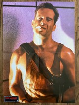 *DIE HARD (1988) Bruce Willis Smoking Beefcake Orig. German Poster Gay Interest! - £74.75 GBP