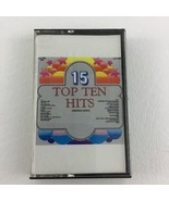 15 Top Ten Hits Cassette Tape Dion Ritchie Valens Everly Brothers Vintag... - £11.81 GBP