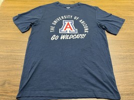 Arizona Wildcats Men&#39;s Blue Short-Sleeve T-Shirt - Captivating - Large - £12.17 GBP