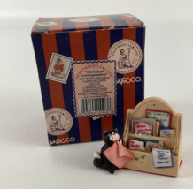 Enesco Christmas Correspondent Figurine Pennywhistle Lane 655325 Vintage... - $24.70