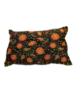 Halloween Tapestry Throw Pillow Pumpkins Spider Webs Fall Decor 18in Spa... - $16.49