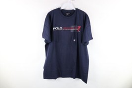 NOS Vintage 90s Ralph Lauren Mens XL Spell Out Basketball Double Sided T-Shirt - £58.33 GBP