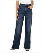 Well Worn Womens Jeans Dark Blue Wide Leg High-Rise Stretch 5-Pocket Com... - $69.70 CAD