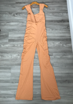 FP Movement Free People Jumpsuit M Brown Sleeveless Bootcut Stretch Unitard  - £25.49 GBP