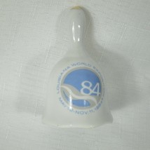 Vintage 1984 Louisiana World&#39;s Exposition Fair Ceramic Bell Souvenir 3.5... - £7.84 GBP
