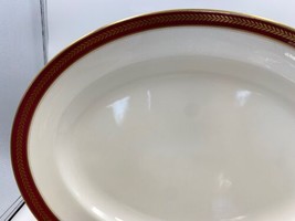 Coalport England Bone China RED WHEAT Oval Serving Platter - £94.38 GBP