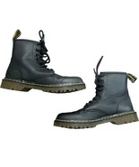 Doc Dr. Martens Awley 6 in 8-Eye Black Leather Combat Boots sz 9 Women&#39;s... - $135.25 CAD