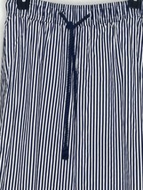 Dolls Kill Edikted Pants Blue &amp; White Striped Drawstring Waist Women&#39;s S... - $14.91
