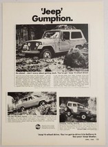 1968 Print Ad Jeepster Commando Station Wagon, Jeep Wagoneer, Universal 4WD - £12.21 GBP