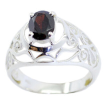 Anello in argento massiccio con granato Gioielli domestici per il regalo... - £22.79 GBP