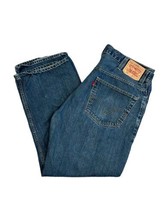 Levis 559 Relaxed Straight Denim Blue Jean Mens 38 x 30 w/ Suspender But... - £15.50 GBP
