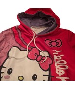 Hello Kitty Women’s Pink Hoodie L Graphic Pullover Sweatshirt Kawaii San... - $347.93 MXN